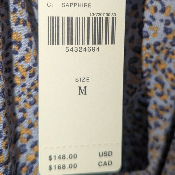 NWT Anthropologie Seafolly Spirit Animal Jumpsuit 100% Cotton Size Medium - Picture 2 of 9